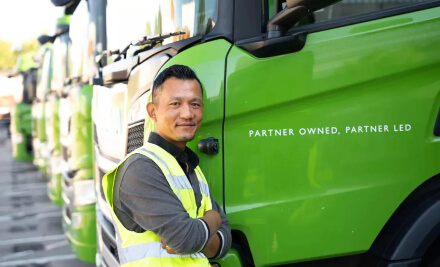 Male Waitrose delivery driver